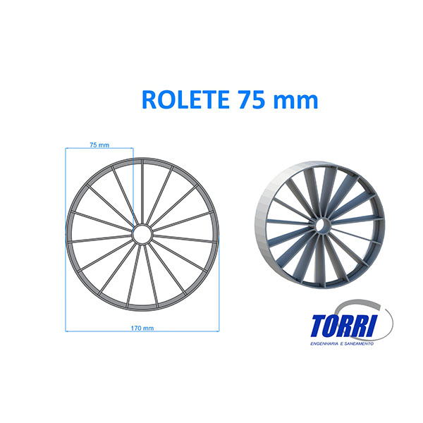 Rolete para fundações