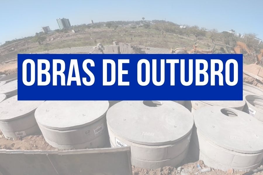 OBRAS REALIZADAS EM OUTUBRO