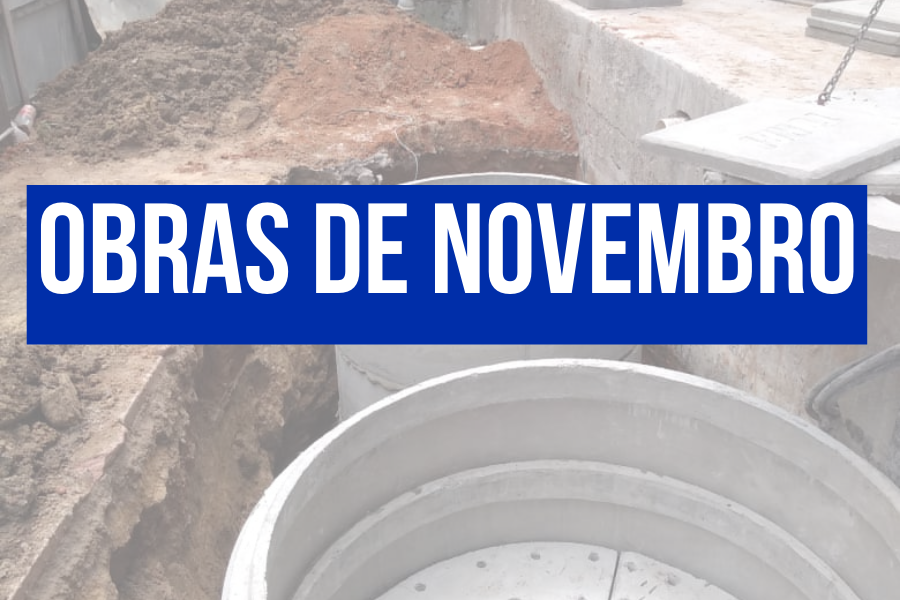 OBRAS REALIZADAS EM NOVEMBRO