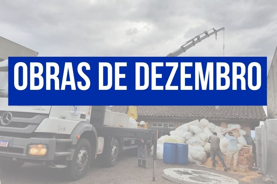 OBRAS REALIZADAS EM DEZEMBRO