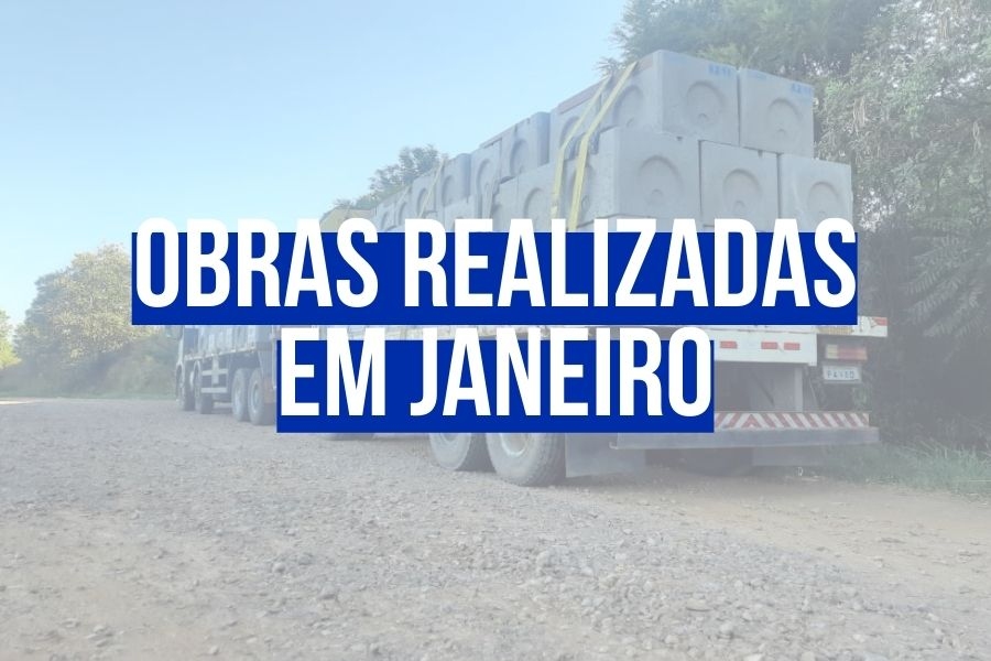 OBRAS REALIZADAS EM JANEIRO