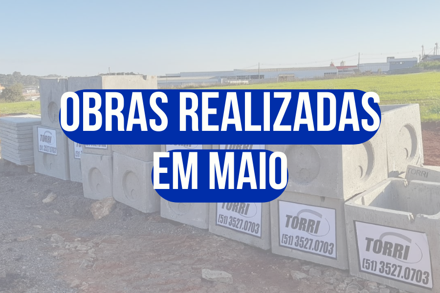 OBRAS REALIZADAS EM MAIO