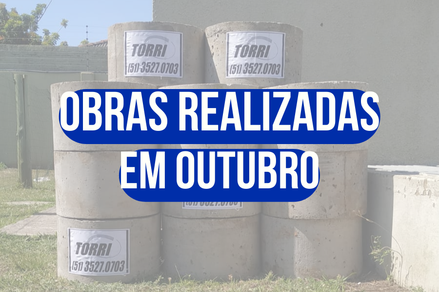 OBRAS REALIZADAS EM OUTUBRO