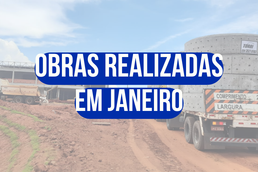 OBRAS REALIZADAS EM JANEIRO