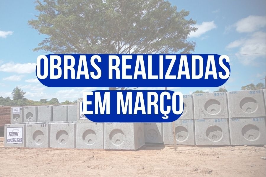 OBRAS REALIZADAS NO MS DE MARO