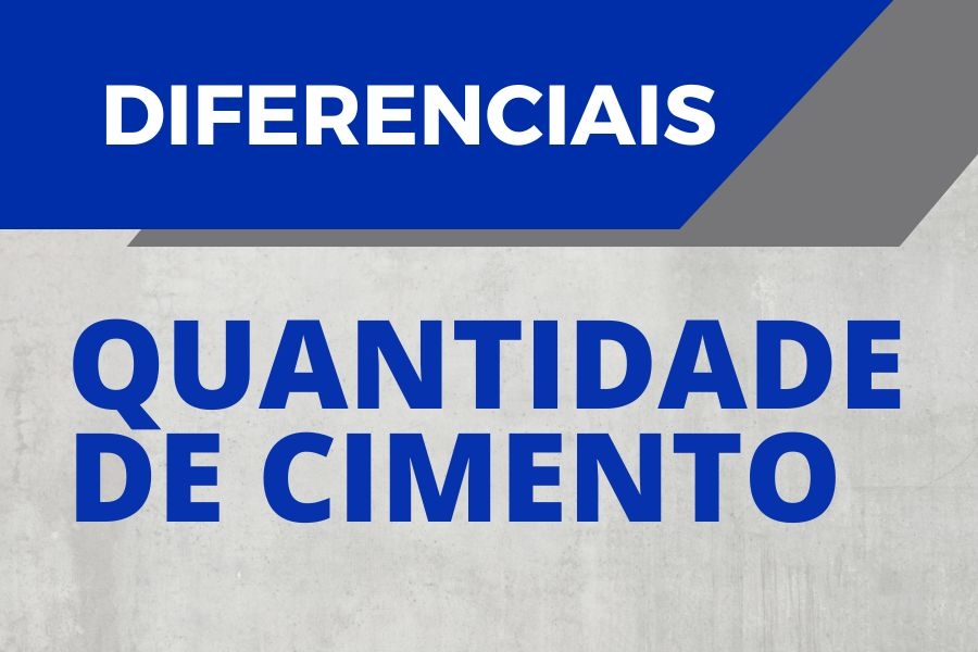 DIFERENCIAIS DA TORRI: 2. Quantidade de cimento no concreto