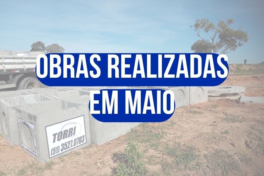 OBRAS REALIZADAS EM MAIO