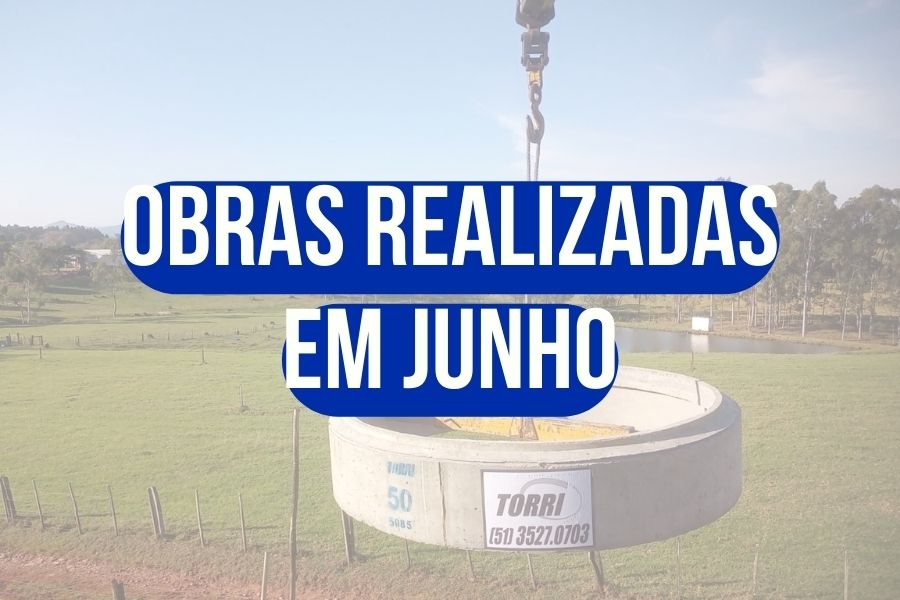 OBRAS REALIZADAS EM JUNHO