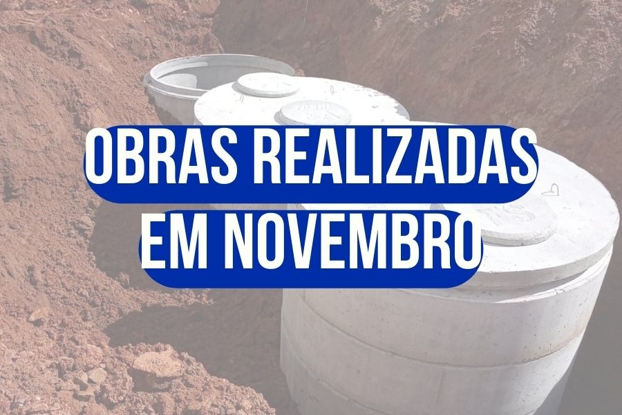 OBRAS REALIZADAS EM NOVEMBRO