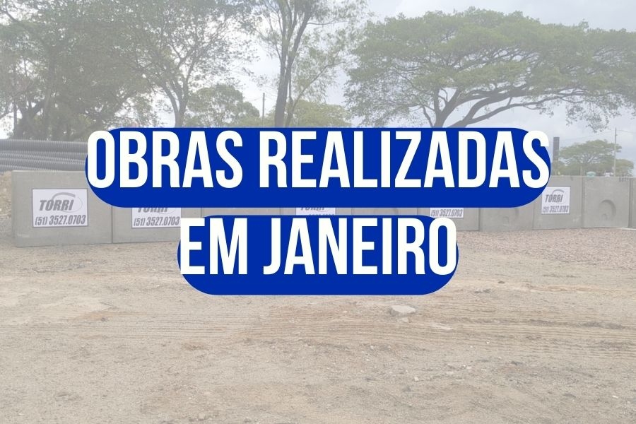 OBRAS REALIZADAS EM JANEIRO