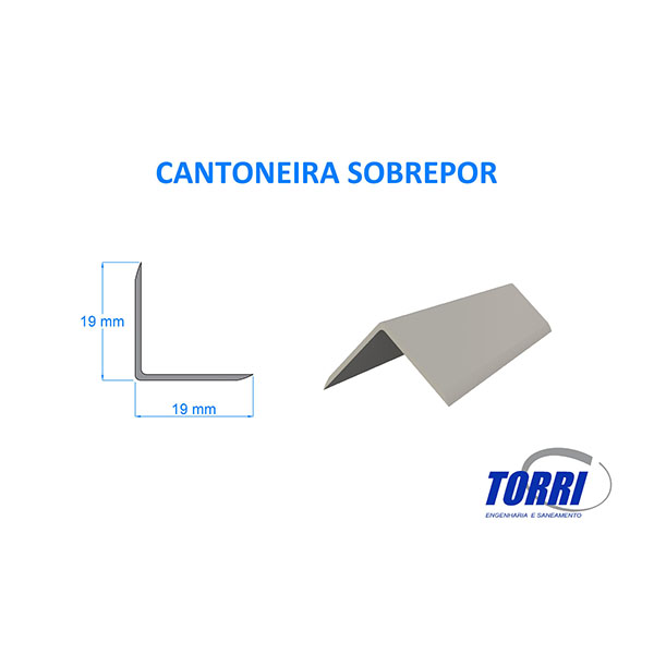 Cantoneira de sobrepor