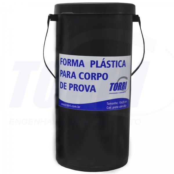 Forma plástica para corpo de prova